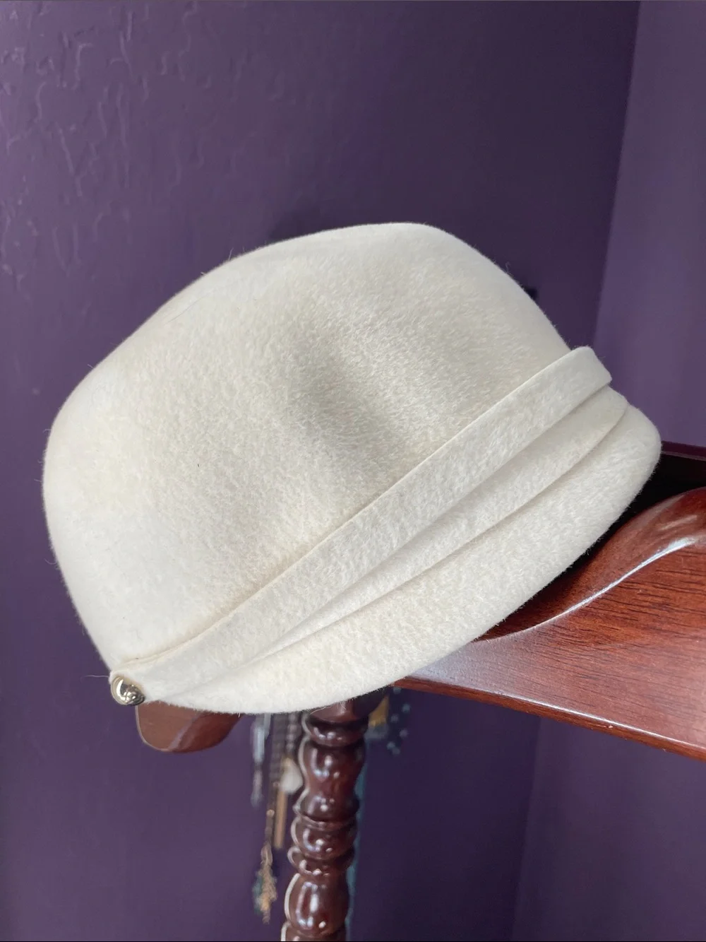 HELEN KAMINSKI WOOL NEWSBOY CAP